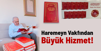 HAREMEYN HİZMET KÜLTÜR VAKFI’NDAN BÜYÜK HİZMET!